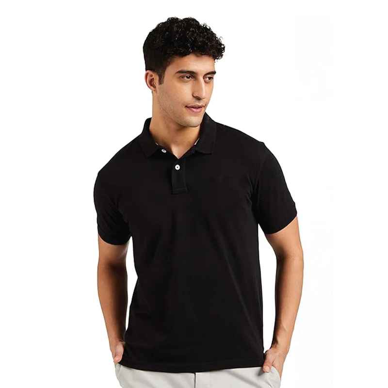 Black Polo Tshirt Printing