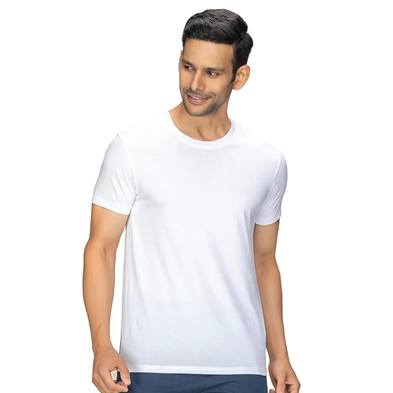 white round neck